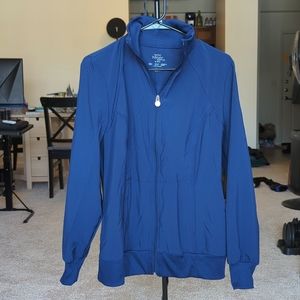 Cherokee infinity scrubs jacket navy blue m